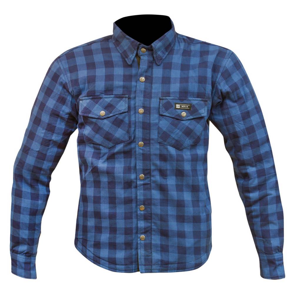 Merlin Axe Shirt | Plaid Kevlar Motorcycle Shirt | Small to 6XL ...