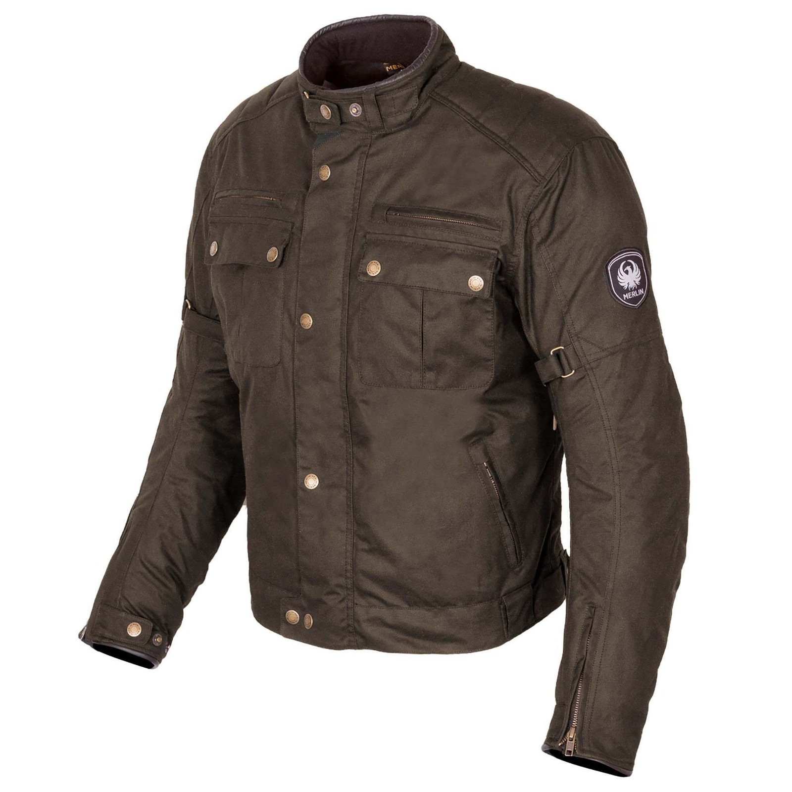 merlin wax cotton motorcycle jacket