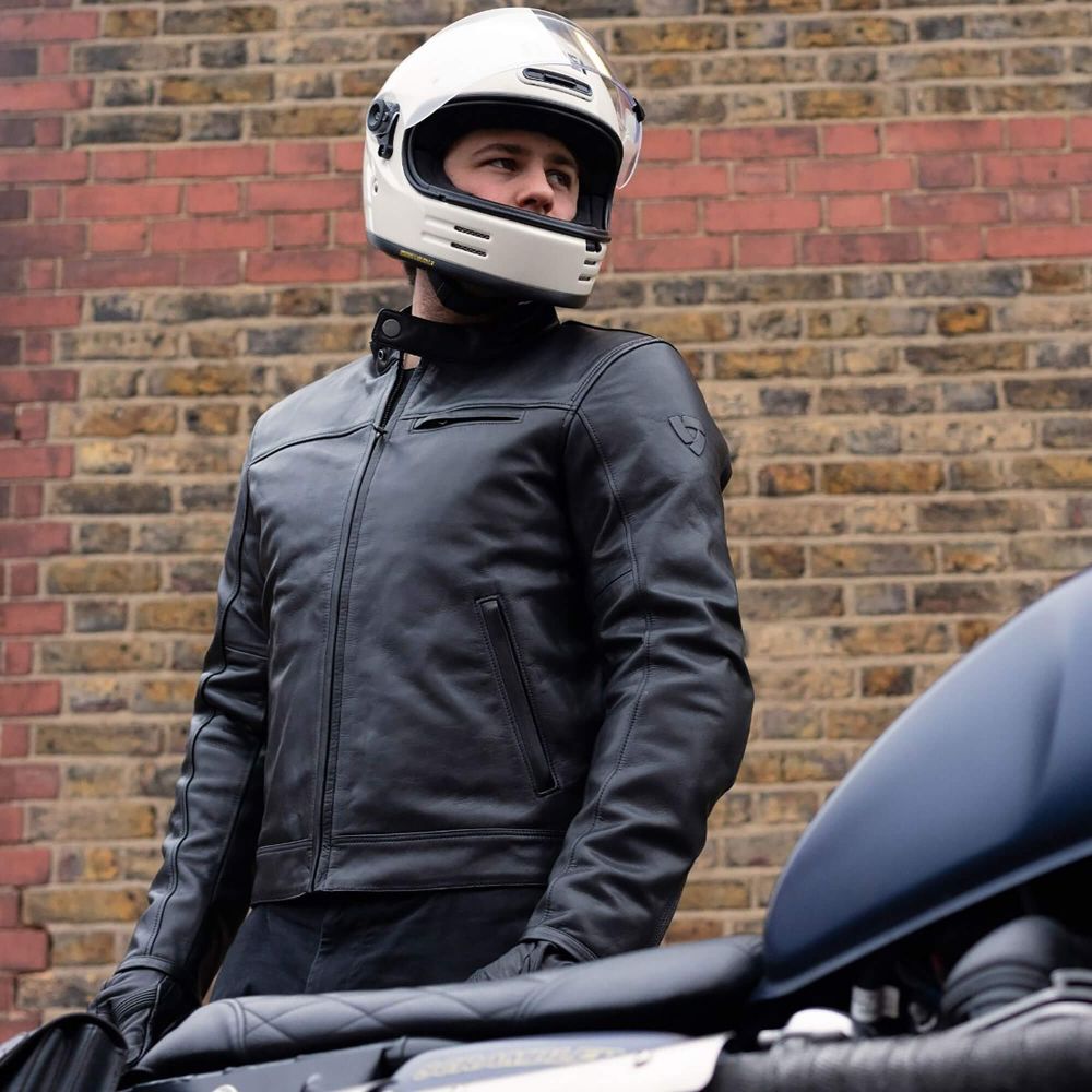 REV'IT! Roamer 2 Jacket | Black Leather Moto Jacket | Riders Line