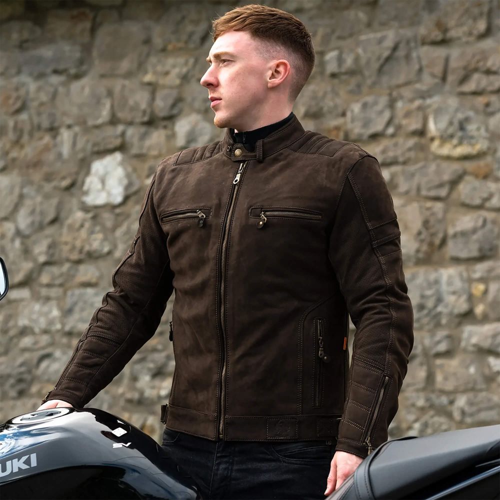 Merlin Miller Jacket | Heat Resistant Leather Moto Jacket | Riders Line