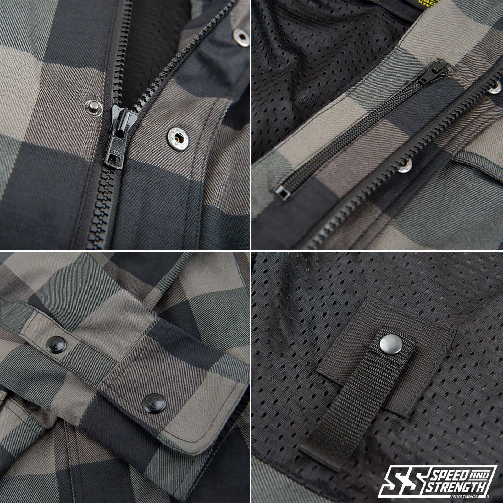 Speed and Strength True Grit Armoured Moto Shirt | Riders Line