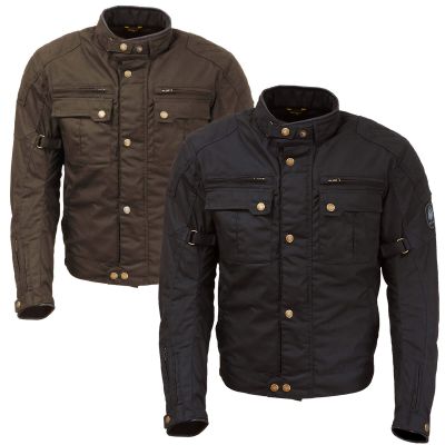 Merlin Perton Jacket - Cotec Wax Motorcycle Jacket