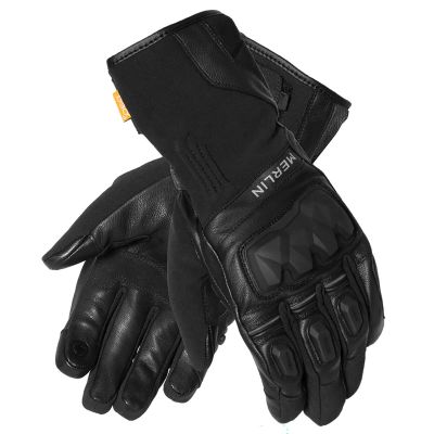 Merlin Rexx Hydro D3O Waterproof Gauntlet Adventure Touring Motorcycle Gloves