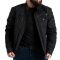 Resurgence Rocker Jacket - Black AAA Motorcycle Jacket