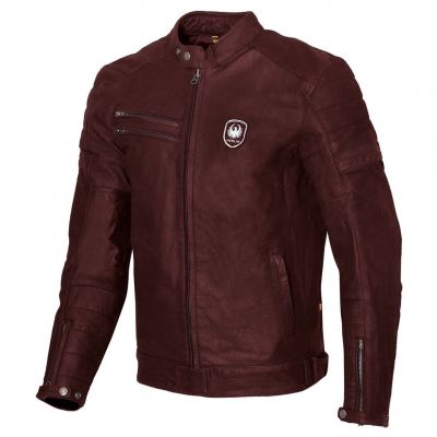 Merlin Alton II D3O Leather Jacket - Oxblood - AA