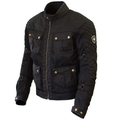 Merlin Chigwell Utility Jacket Black - All Season Waterproof Mesh Touring AA Motorcycle Jacket