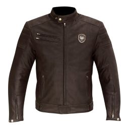 Merlin Alton Leather Jacket - Brown- AA