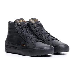 TCX Street 3 Womens Waterproof Hi-Top Motorcycle Shoes - Black / Gold