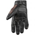 Speed and Strength Rust and Redemption Perforated Leather Summer Motorcycle Gloves With Short Cuff