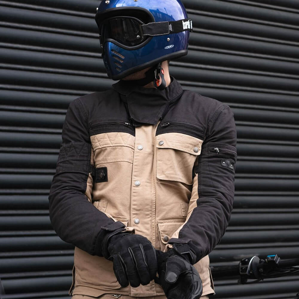 Merlin Mahala WP Explorer Adv Motorcycle Jacket - Sand Black