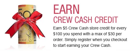 Earn Crew Cash Rewards Dollars