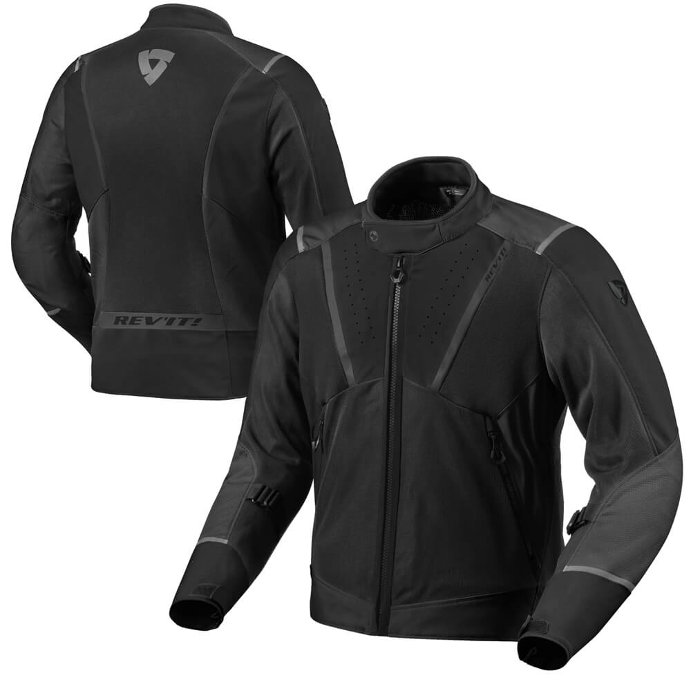 REVIT Airwave 4 Mesh Black Summer Motorcycle Jacket